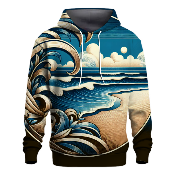 Serene Ocean Horizon Hoodie