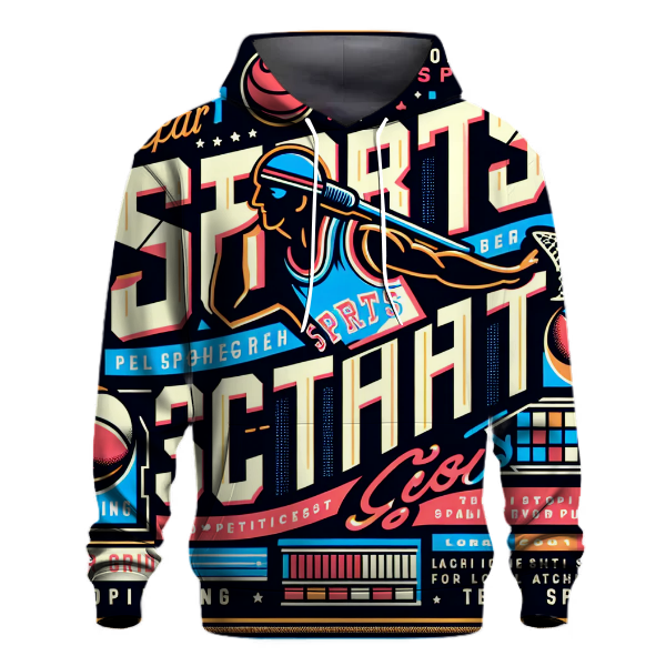 Retro Sports Team Hoodie