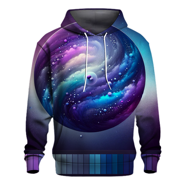 Starlit Galaxy Swirl Hoodie