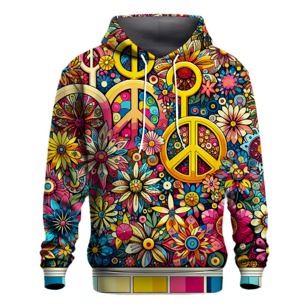 Hippie Peace Parade Hoodie