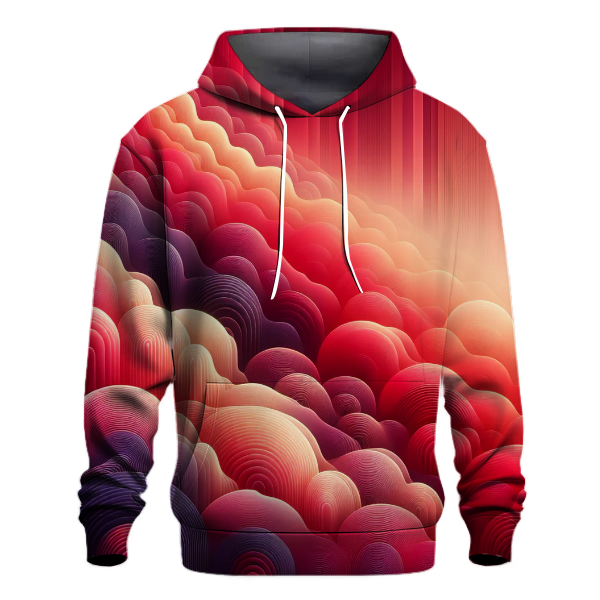 Dreamy Sunset Cascade Hoodie