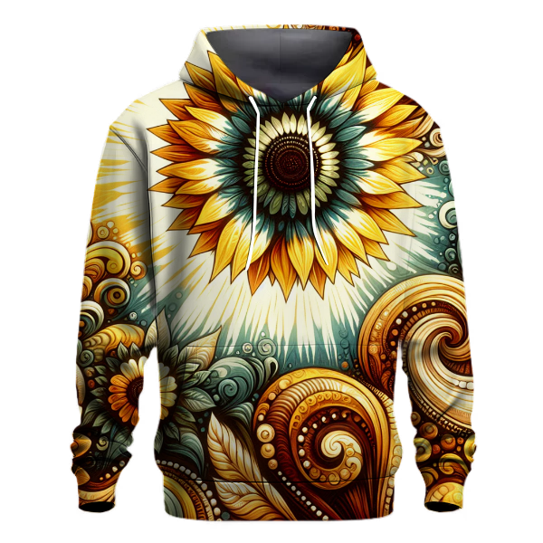 Sunflower Dreams Tie-Dye Hoodie