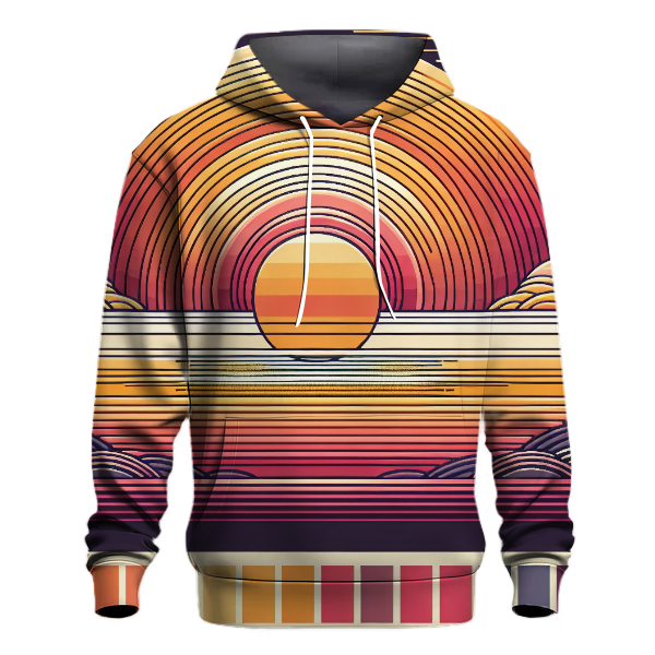Sunset Horizon Patterns Hoodie