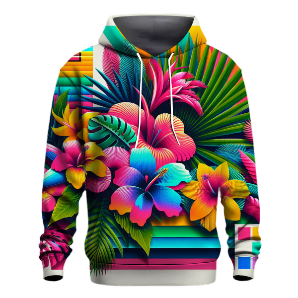 Tropical Vibe Explosion Hoodie
