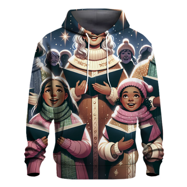 Christmas Choir Carolers Hoodie