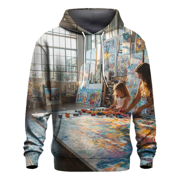Painted Memories Creating a Canvas of Love Hoodie