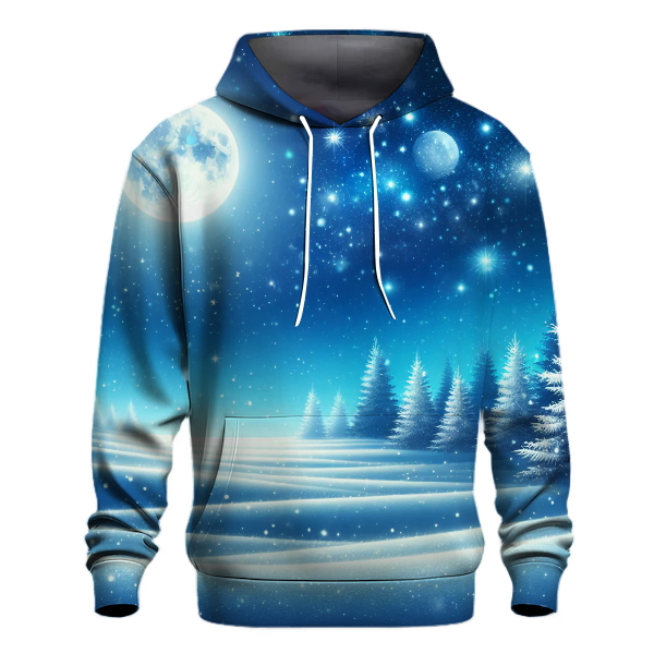 Magical Winter Night Sky Hoodie