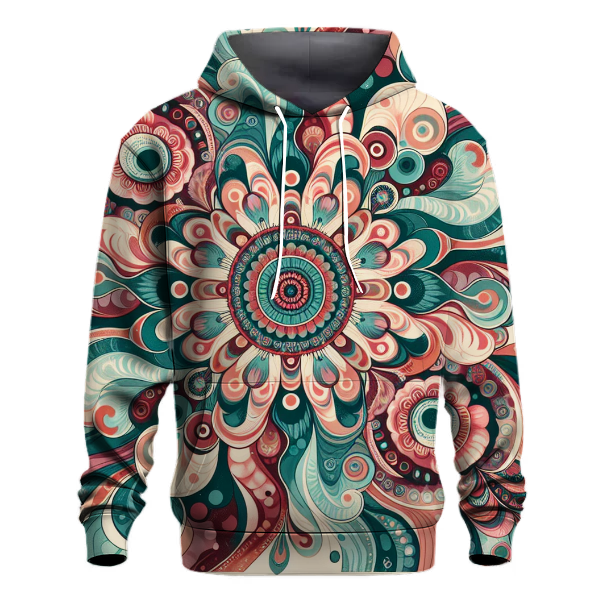 Abstract Tie-Dye Burst Hoodie