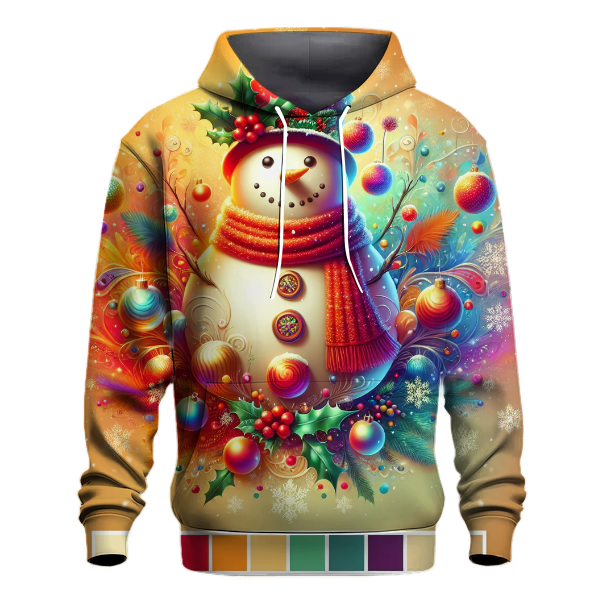 Holly Jolly Snowman Hoodie