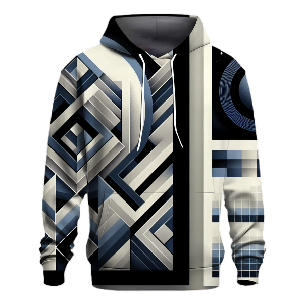 Moonlit Geometric Bliss Hoodie
