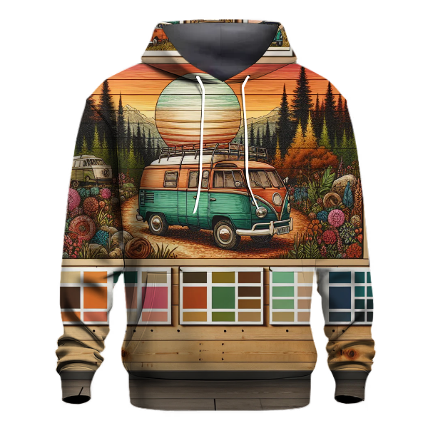 Vintage Adventure Campers Hoodie