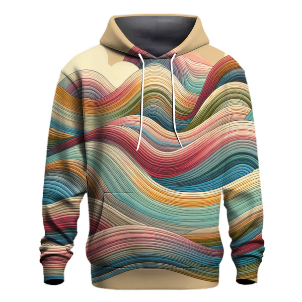 Retro Rainbow Trails Hoodie