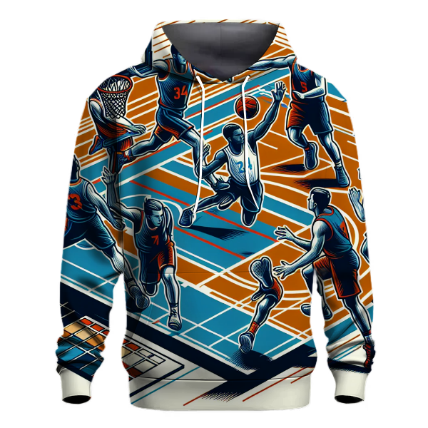 Basketball Court Beat Hoodie