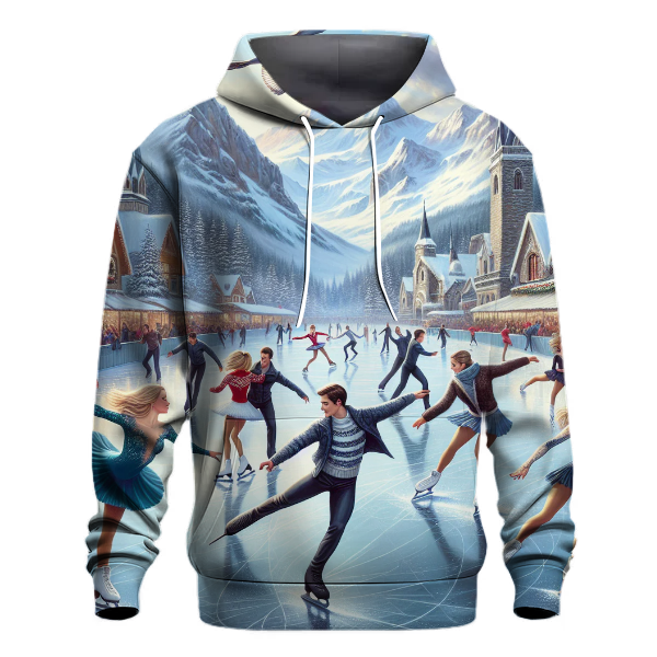 Ice Skating Dreamscape Hoodie