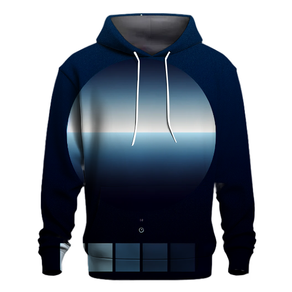 Steel Blue Horizon Hoodie
