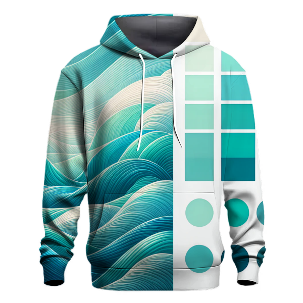 Oceanic Tranquil Wave Hoodie