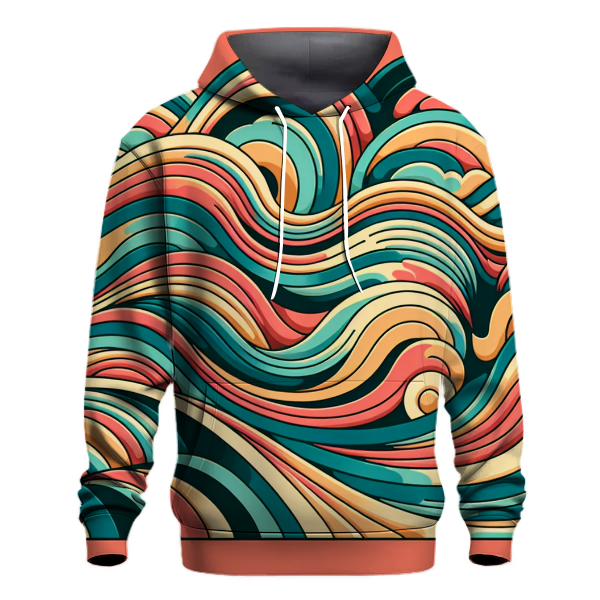 Harmonic Color Waves Hoodie