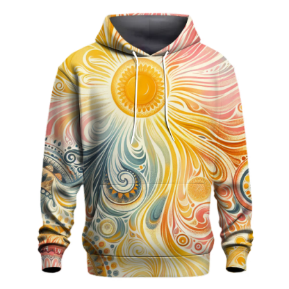 Radiant Dawn Tie-dye Design Hoodie