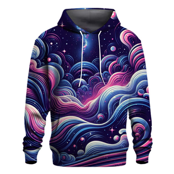 Cosmic Synth Waves Hoodie
