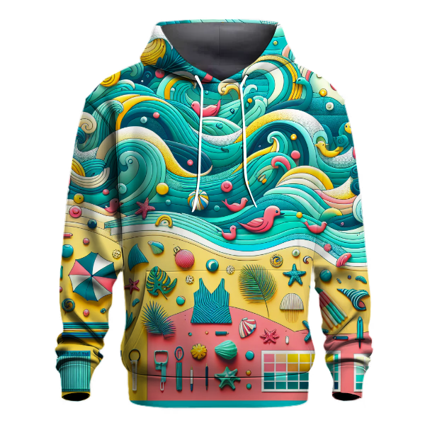 Colorful Wave Adventure Hoodie