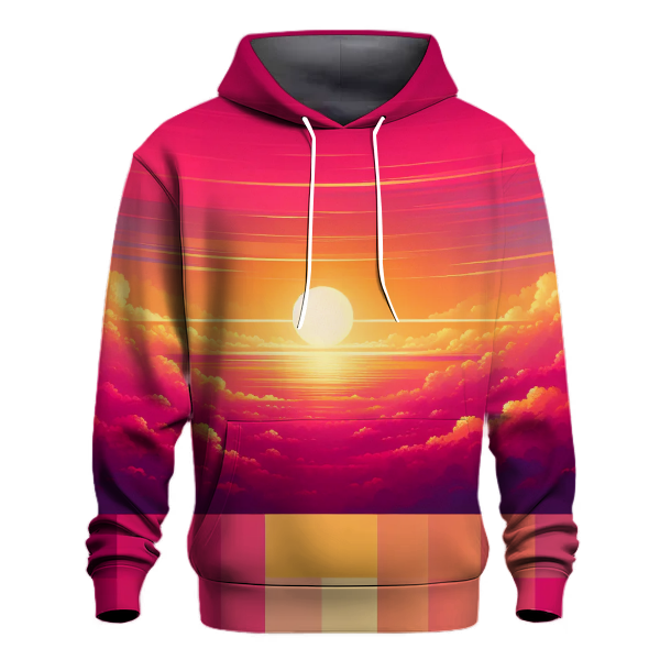 Sunset Fuchsia Gradient Hoodie