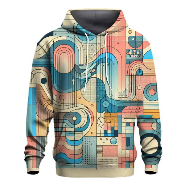 Neon Grid Serenity Hoodie