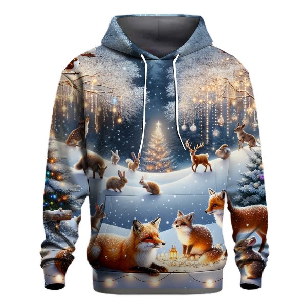 Festive Winter Woodland Hoodie