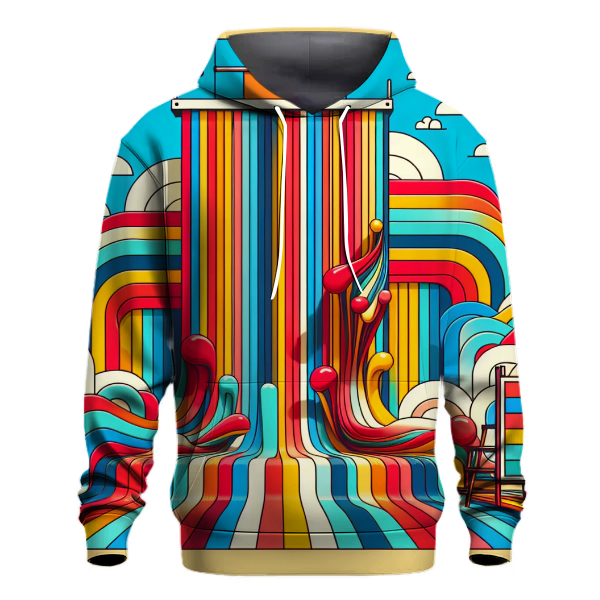 Rainbow Stripes Delight Hoodie