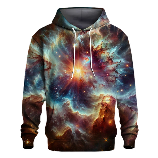 Galactic Symphony Starburst Hoodie