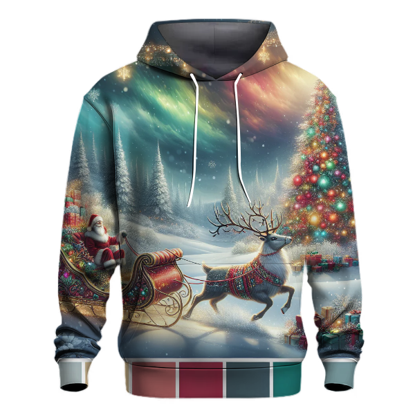 Reindeer Rides and Snowy Sights Hoodie