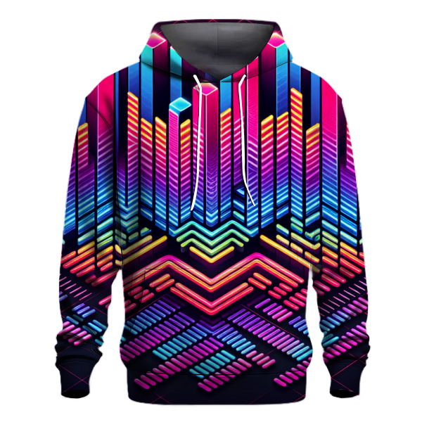 Neon Fusion Rhythm Hoodie