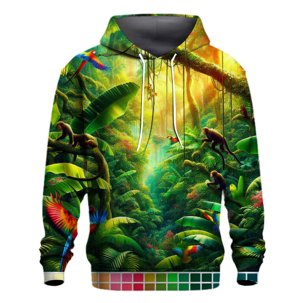 Modern Jungle Escape Hoodie