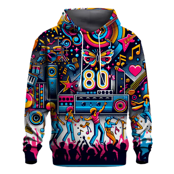 Retro Music Festival Fun Hoodie