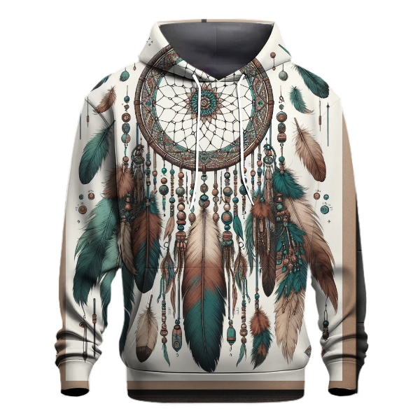 Bohemian Feather Dreamcatcher Hoodie