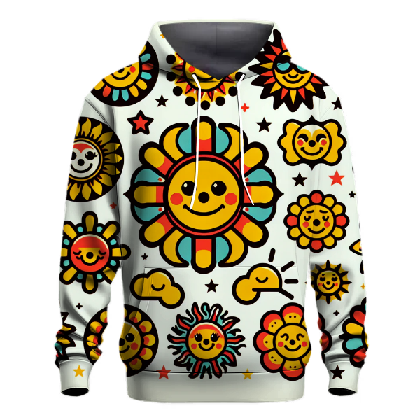 Sunny Retro Vibes Hoodie