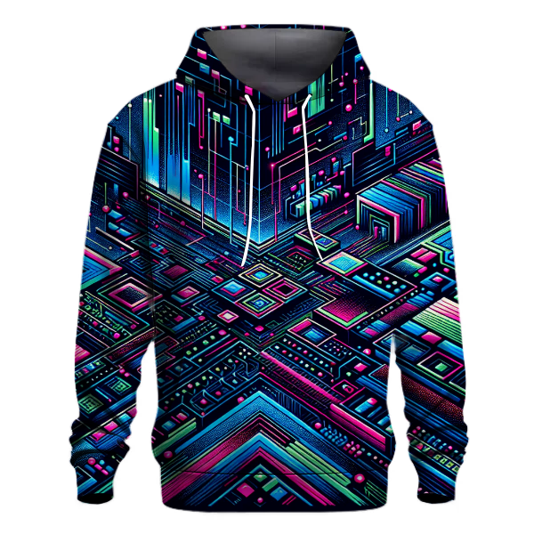 Retro Computer Circuitry Hoodie