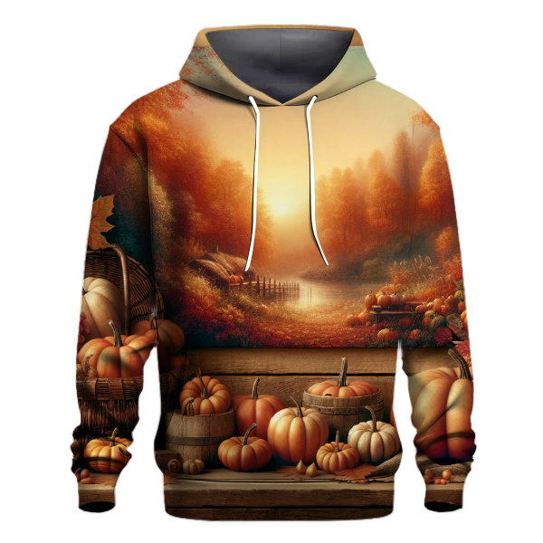 Elegant Autumn Harvest Hoodie