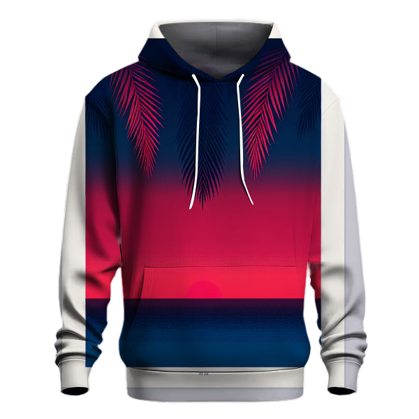Crimson Sunset Sway Hoodie