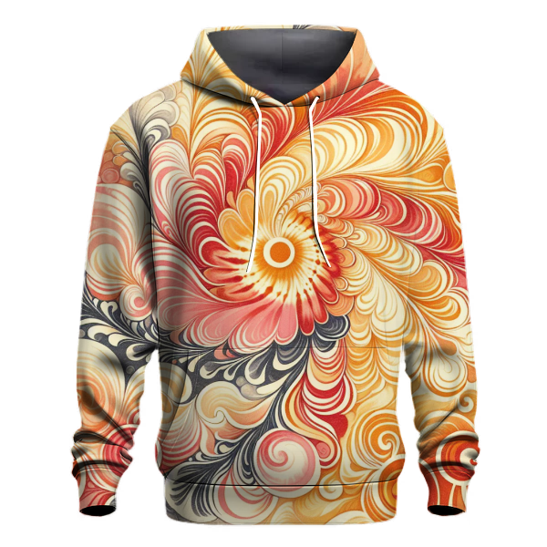 Radiant Sunrise Tie-Dye Hoodie