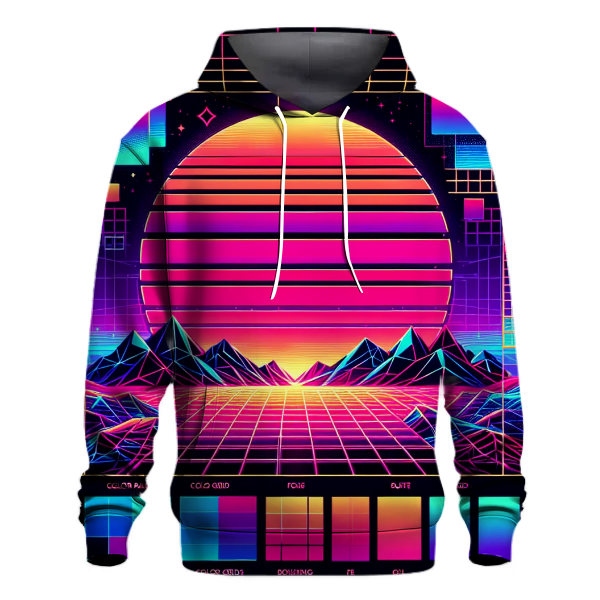 Futuristic Synthwave Escape Hoodie