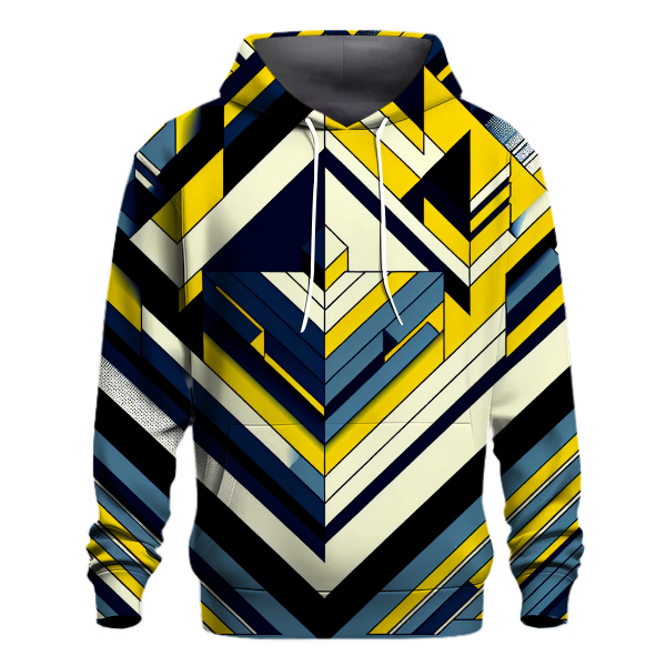 Electric Groove Geometric Hoodie