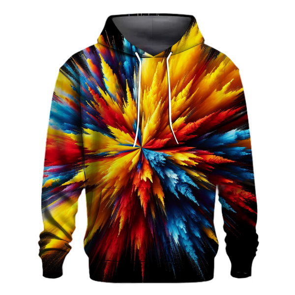 Dazzling Starburst Tie-dye Hoodie