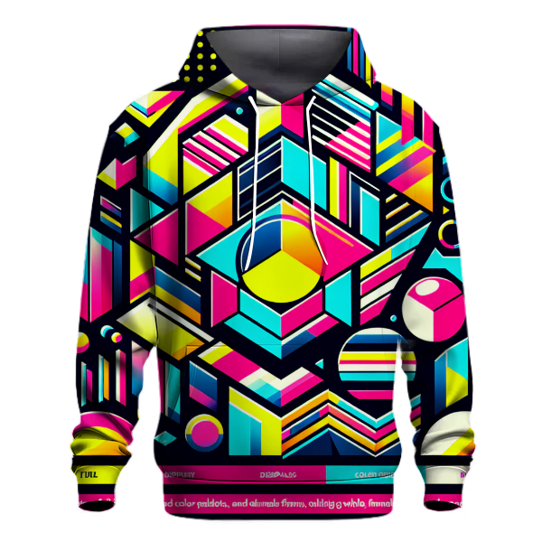 Disco Groove Patterns Hoodie