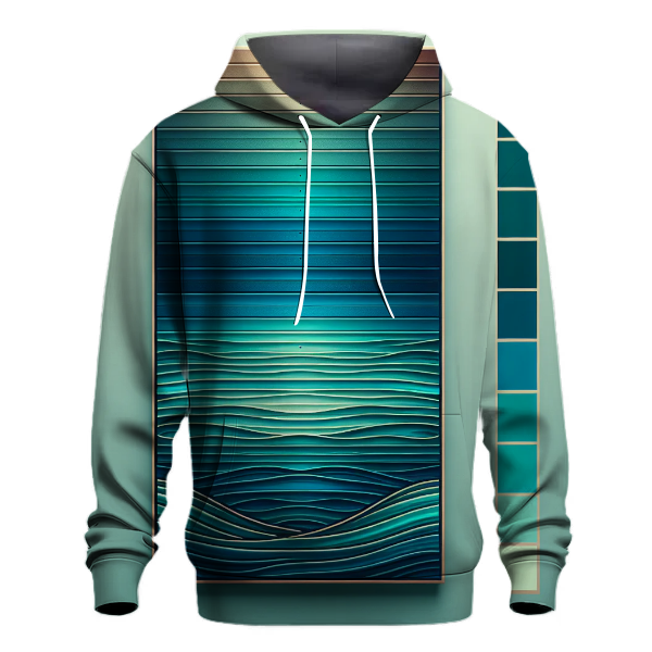 Tranquil Lake Gradient Hoodie