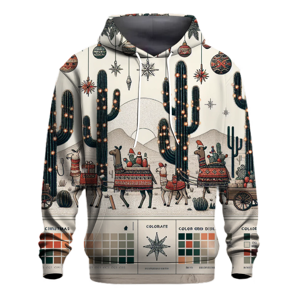 Christmas Cactus Wonderland Hoodie