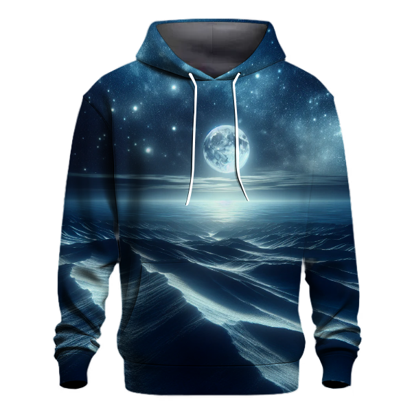 Luminous Lunar Landscapes Hoodie