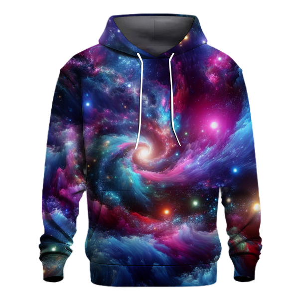 Cosmic Dreams in Neon Hoodie