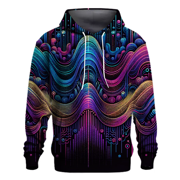 Digital Synth Wave Hoodie