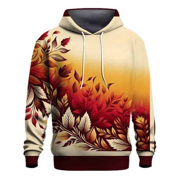Crisp Autumn Gradient Design Hoodie
