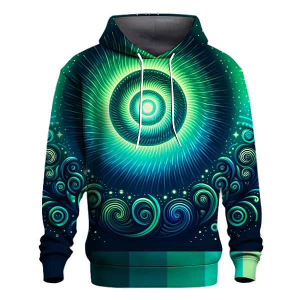 Emerald Aurora Gradient Hoodie